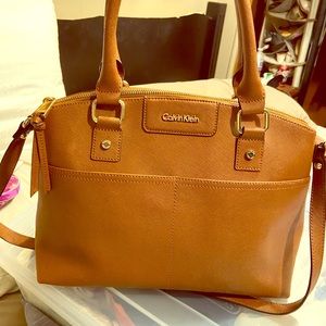 Calvin Klein leather satchel